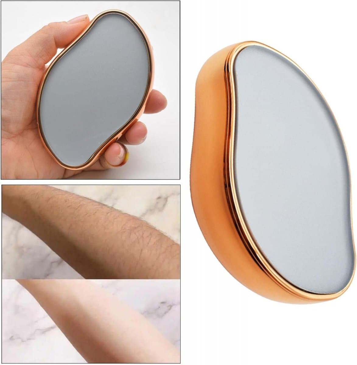 Depilator do włosów złoty